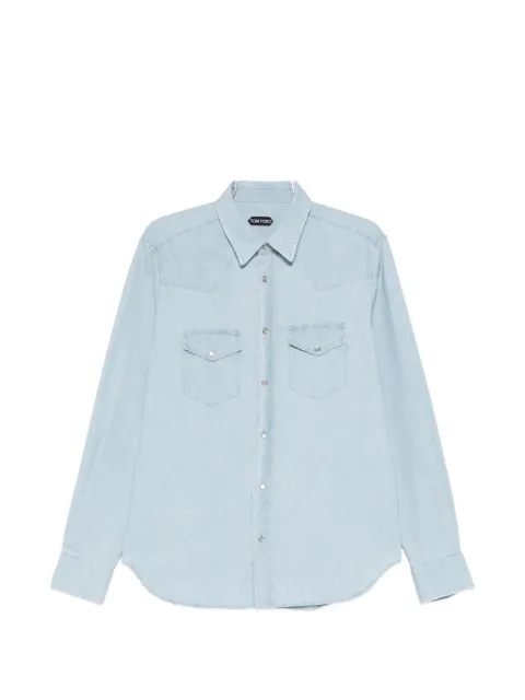 TOM FORD chest-pocket denim shirt