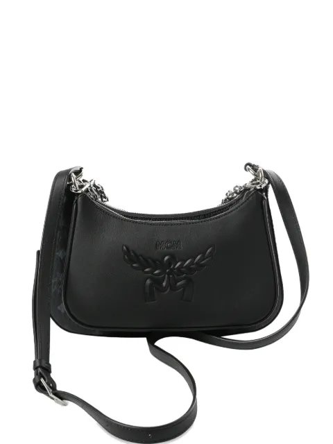 MCM Aren embossed chain clutch bag