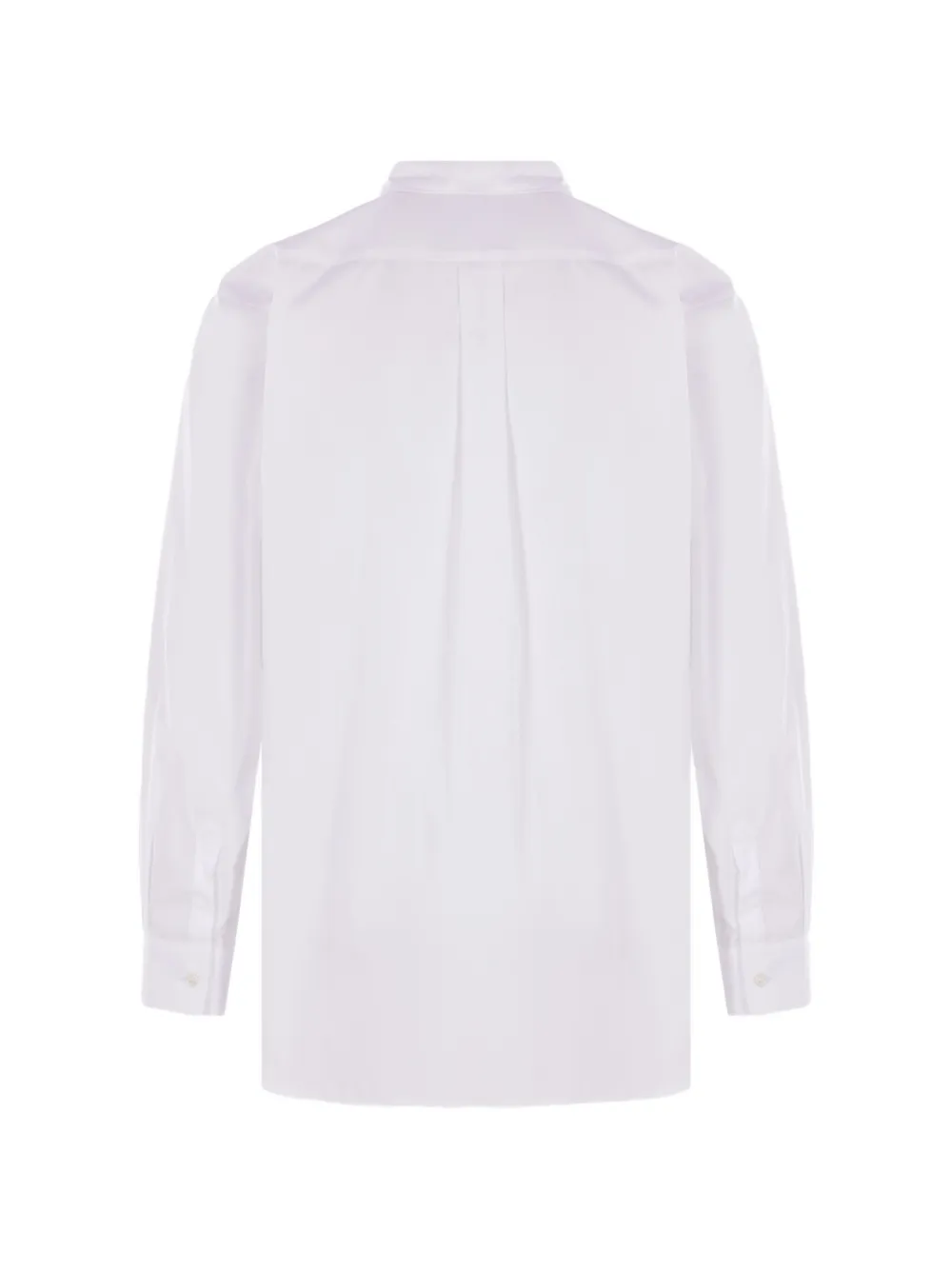 Comme des Garçons Homme Popeline overhemd met grafische print Wit