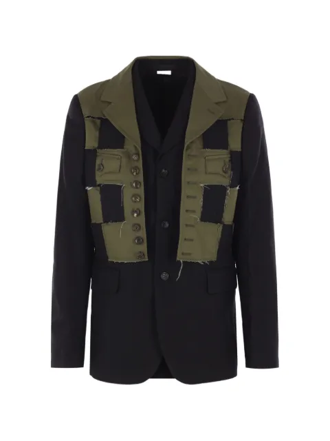 Comme des Garçons Homme Plus deconstructed military jacket