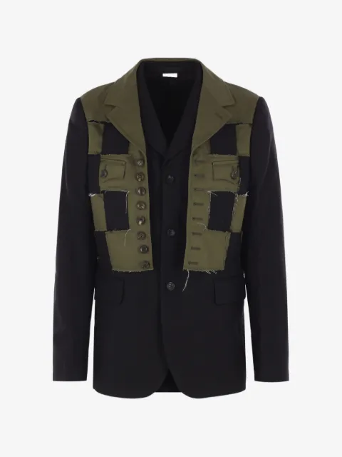 Comme des Garçons Homme Plus deconstructed military jacket