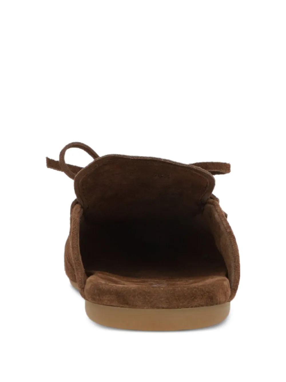 Miu Sandalen met strikdetail Bruin