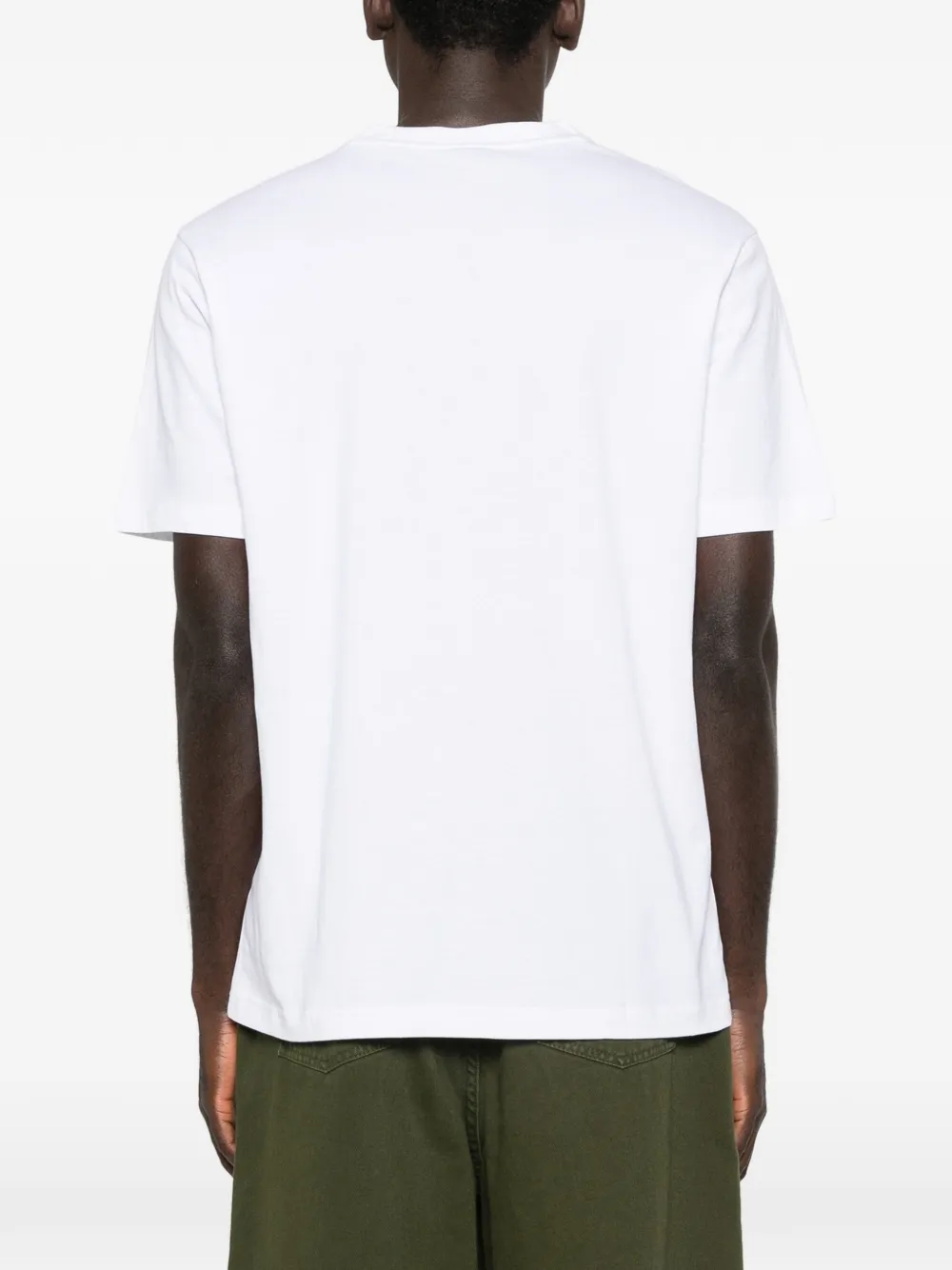 BOSS T-shirt met grafische print Wit