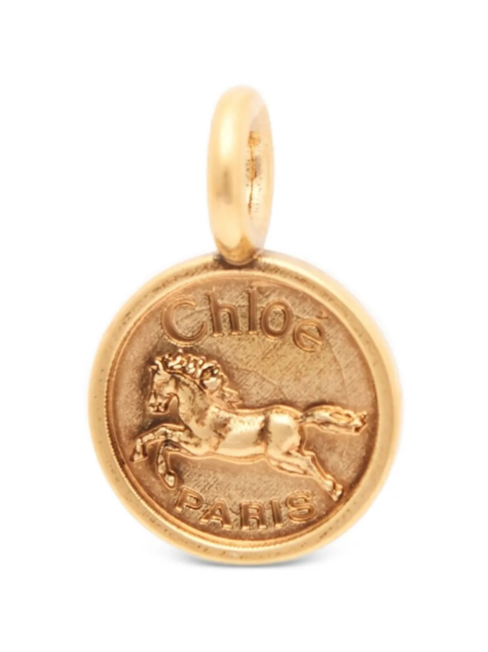 Chloé horse coin charm - Gold