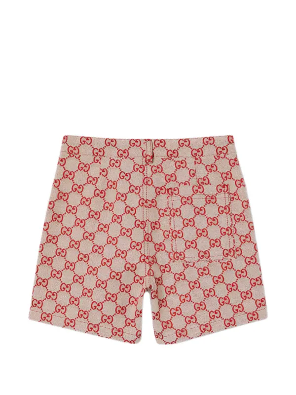 Gucci Kids GGキャンバス ショートパンツ | ニュートラル | FARFETCH JP