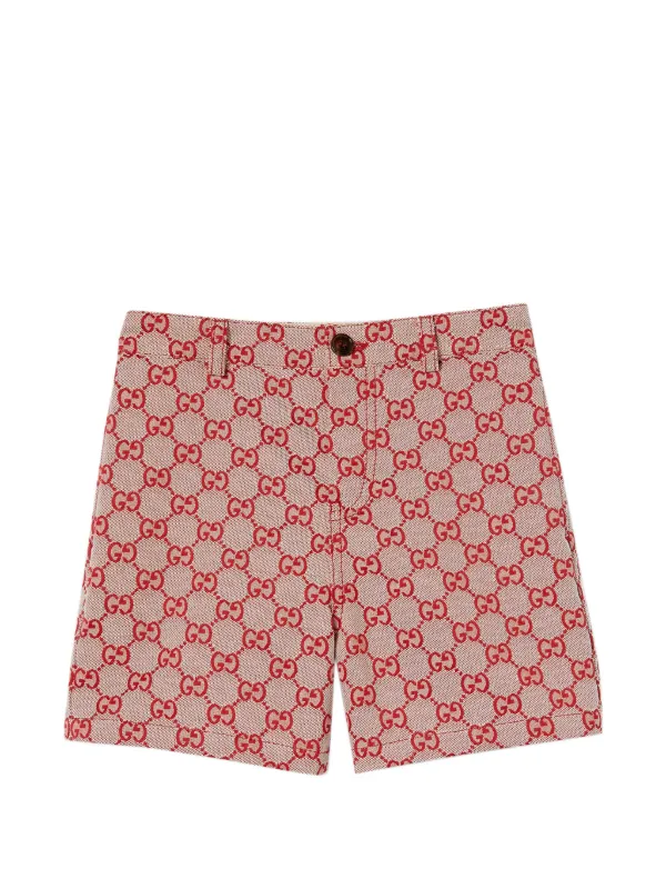 Gucci Kids GGキャンバス ショートパンツ | ニュートラル | FARFETCH JP