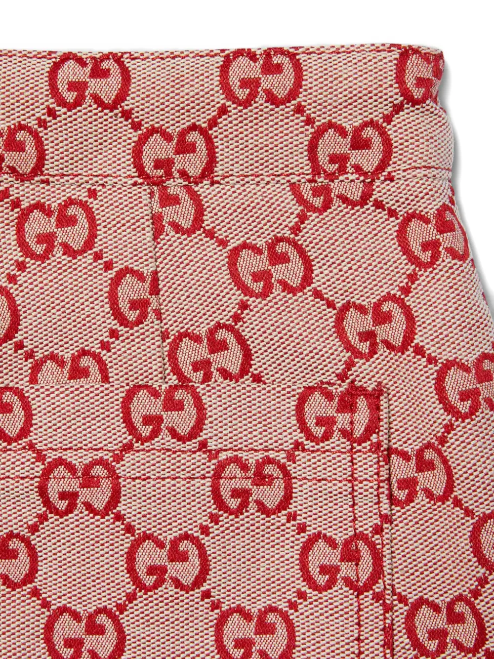  Gucci Kids Gg Canvas Shorts - Neutrals 
