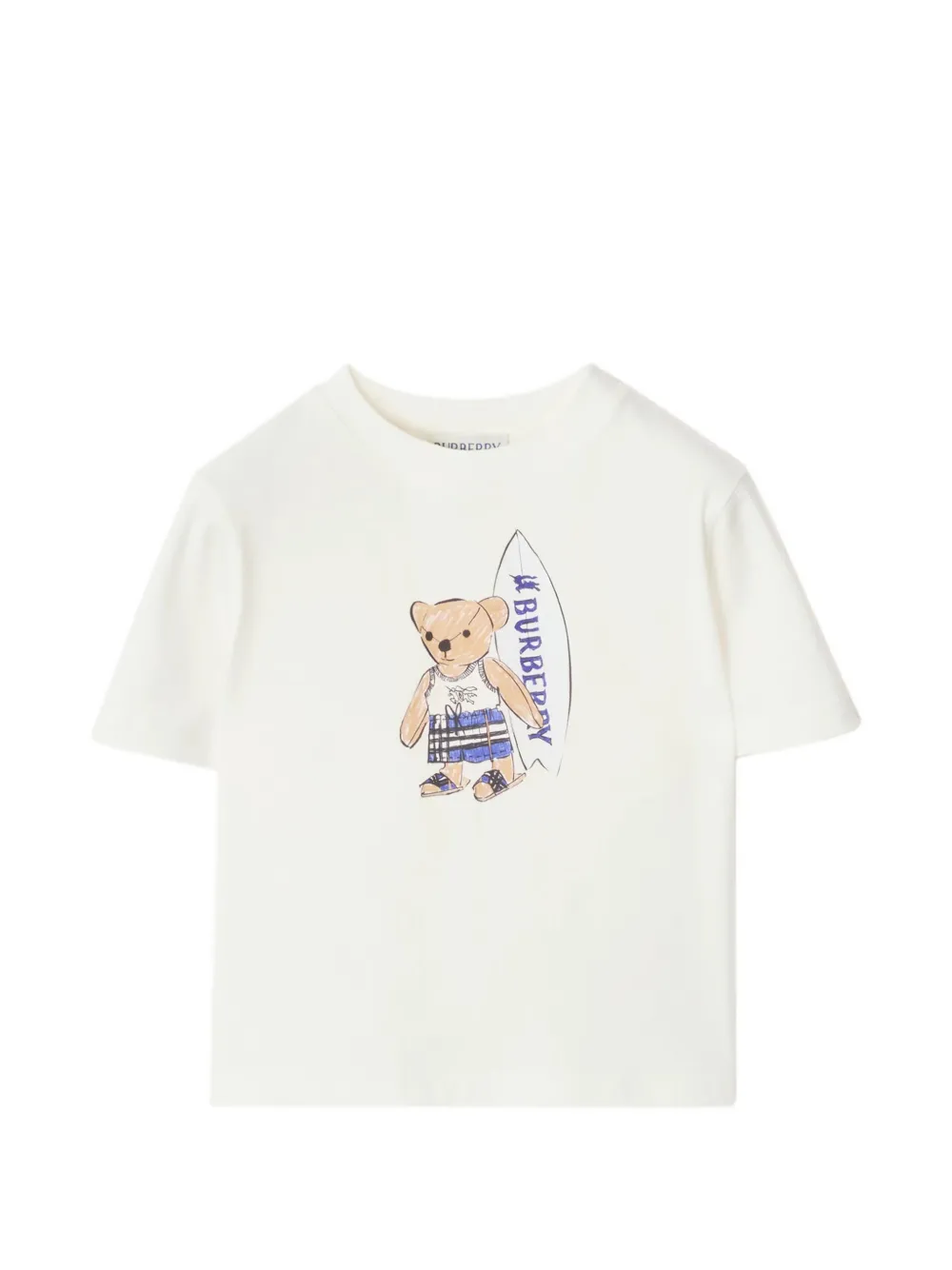 Burberry Kids bear-print T-shirt - Bianco
