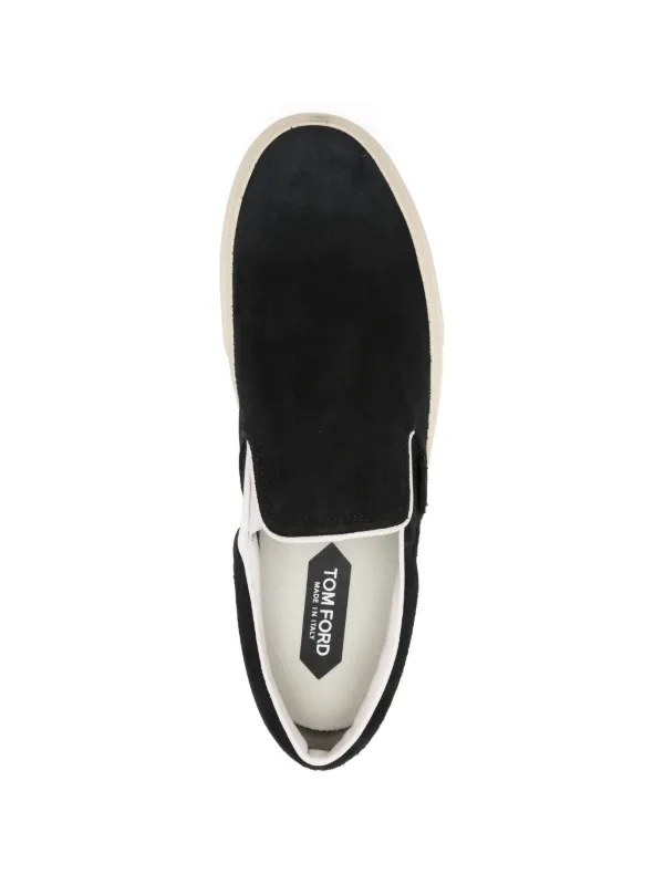 TOM FORD スリッポン スニーカー | ブラック | FARFETCH JP