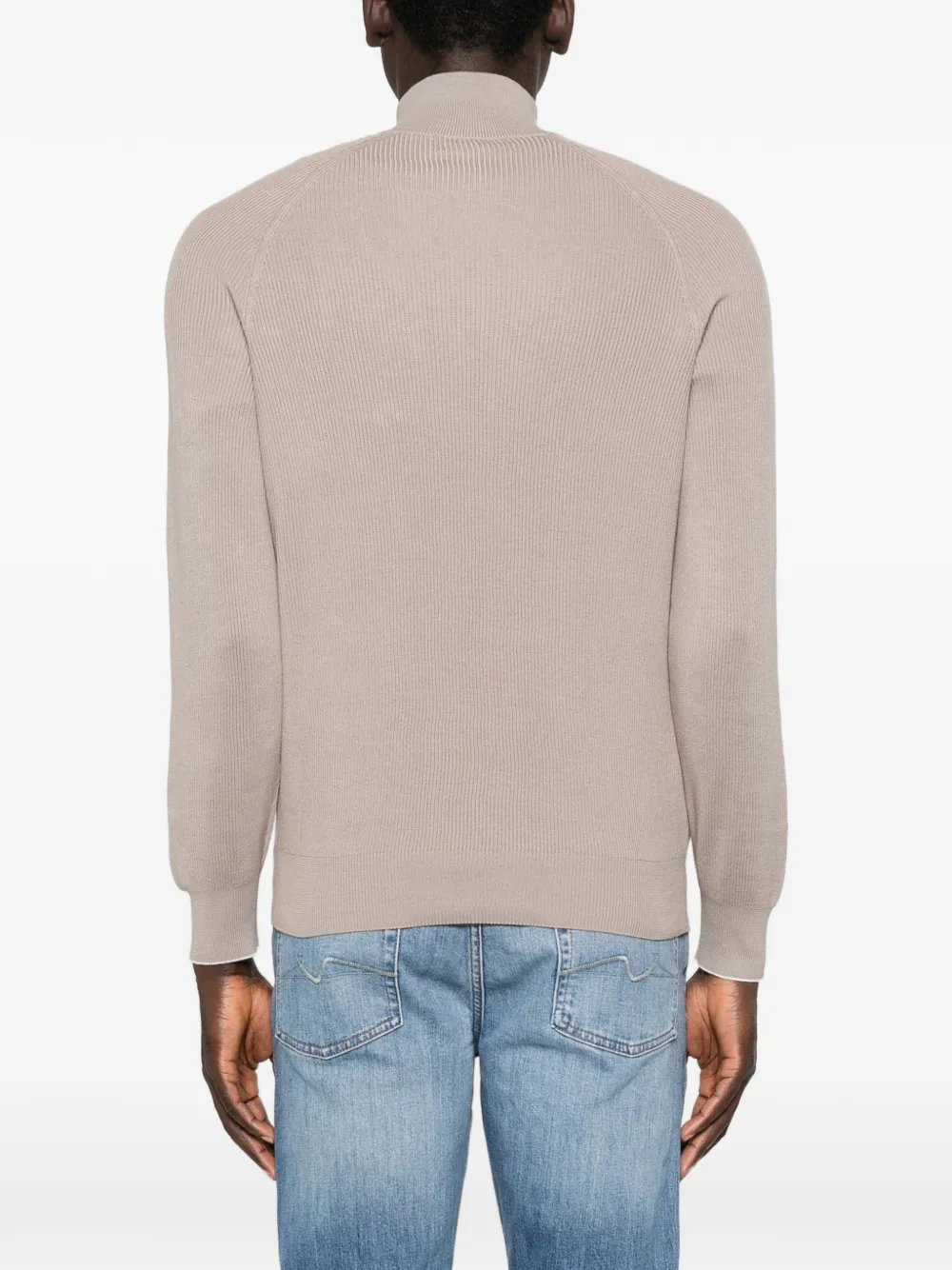 Brunello Cucinelli ハーフジップ セーター | グレー | FARFETCH JP
