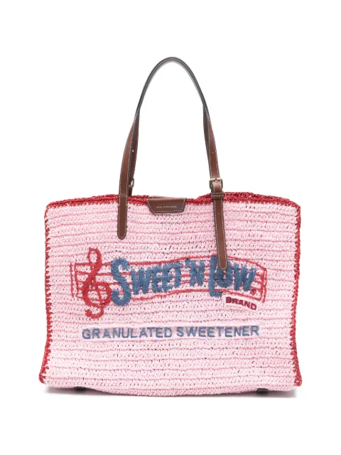 Anya Hindmarch totebag med applikation