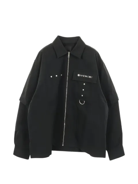 Givenchy Pre-Owned 2010s zip-up shirt