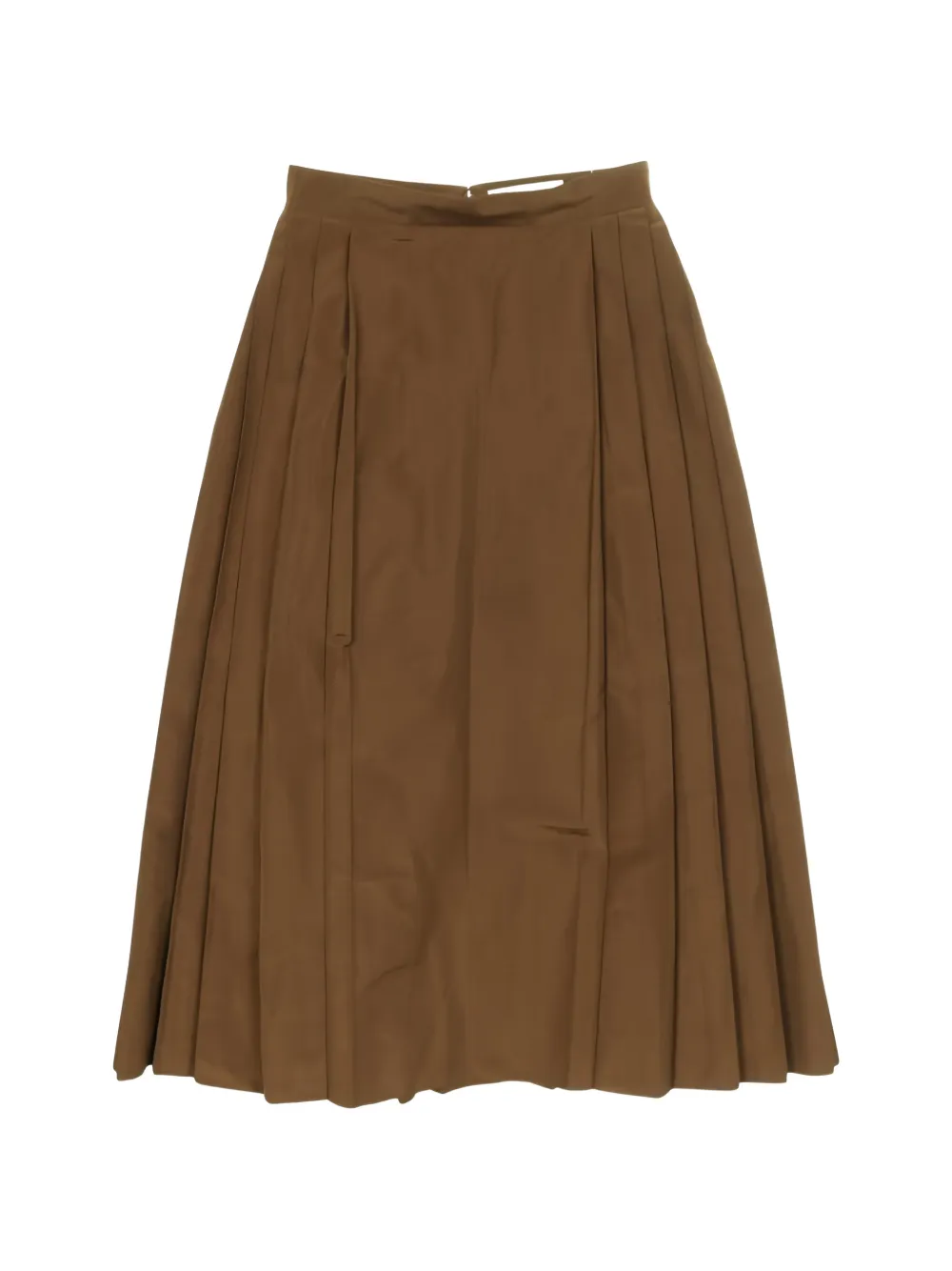 Fendi Pre-Owned 2000s pleated skirt - Marrone