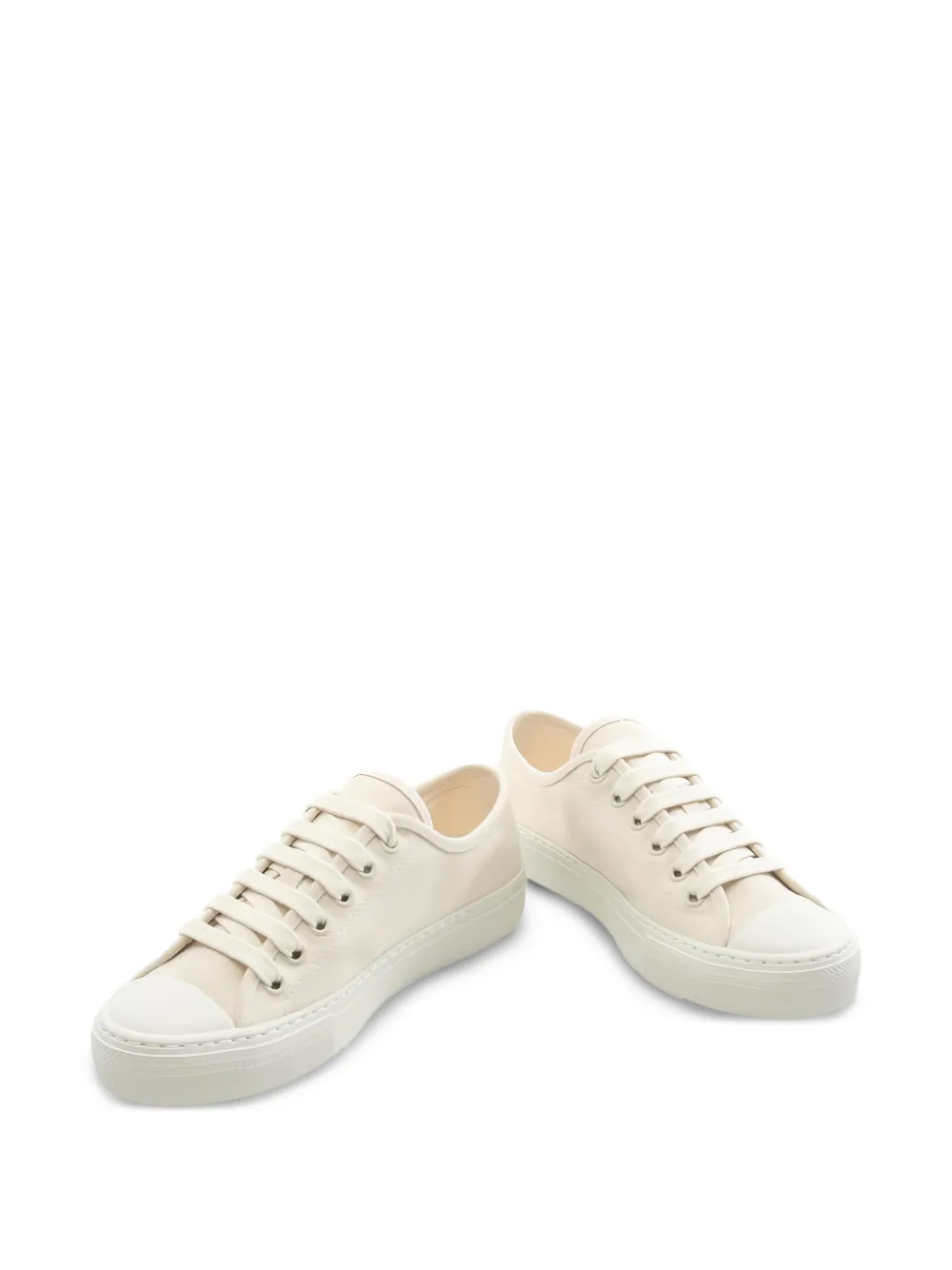 2020s Canvas Triangle-Logo Sneakers