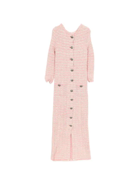 Balenciaga Pre-Owned 2010s tweed button dress