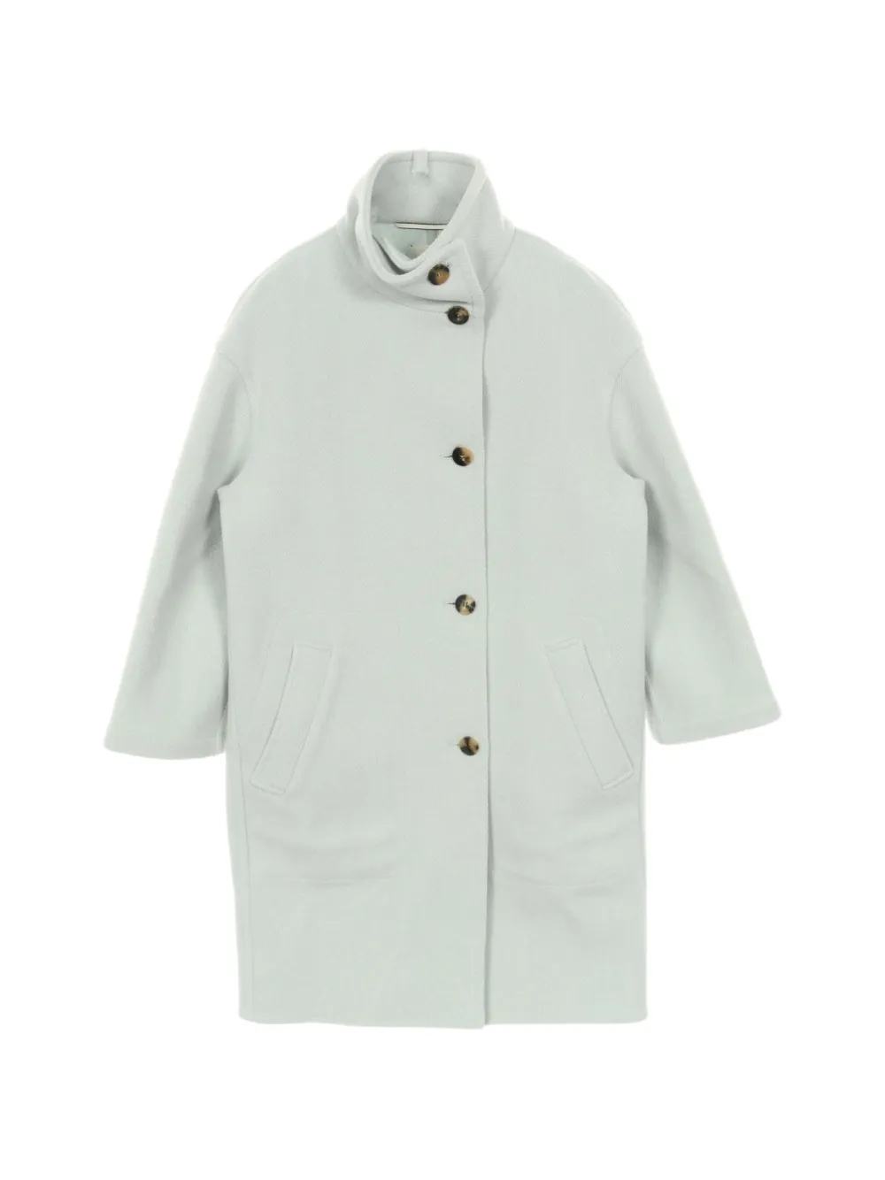 Hermès Pre-Owned Cappotto a spina di pesce anni 2010 - Blu