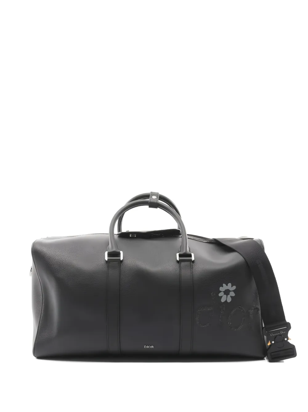 Christian Dior Pre-Owned x ERL Saddle Boston leather tote bag - Nero