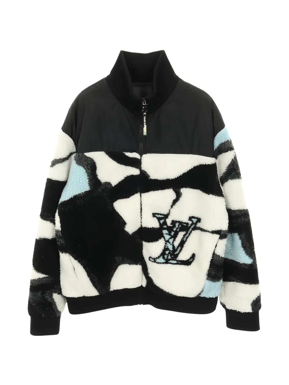 Louis Vuitton Pre-Owned 2010 logo fleece jacket - Bianco