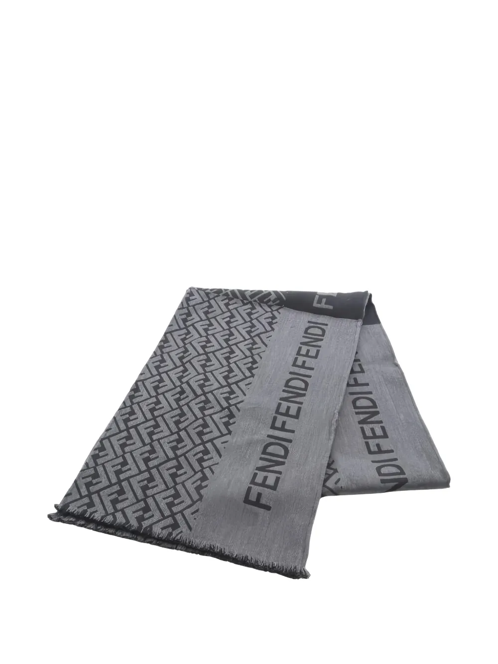 Fendi Pre-Owned 2010 pattern scarf - Grigio