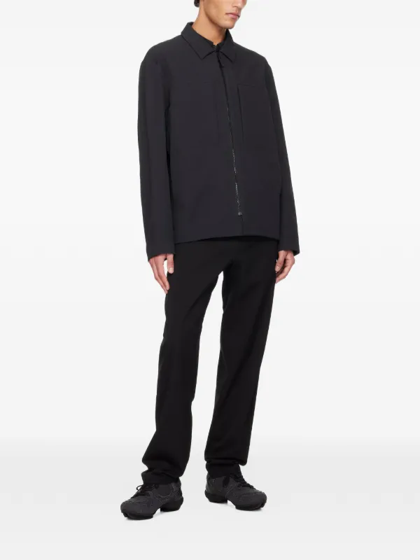 Arc'teryx point-collar zip-up Jacket | Black | FARFETCH