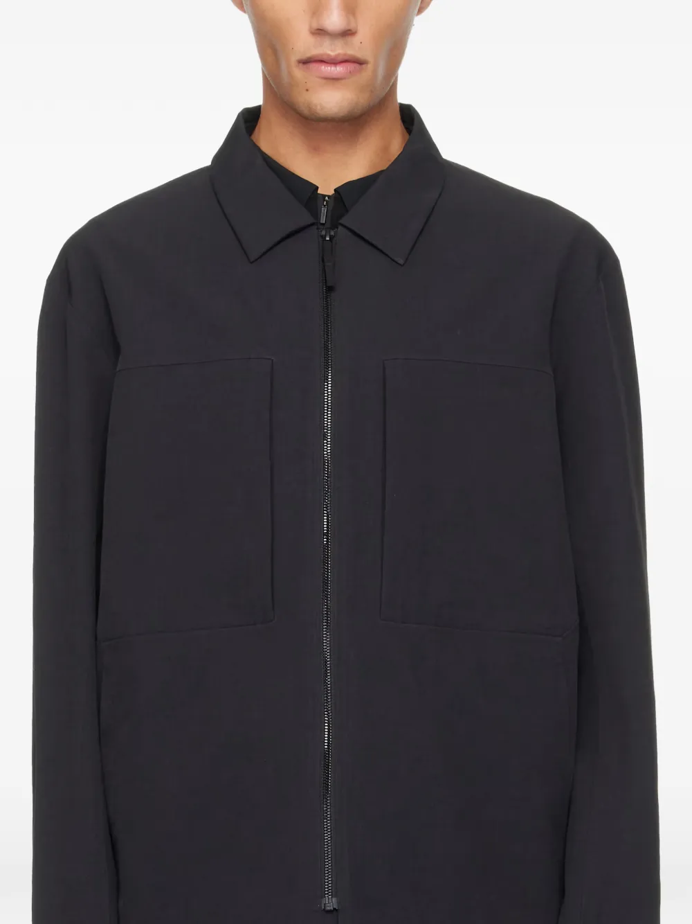 Arc'teryx point-collar zip-up jacket - Nero