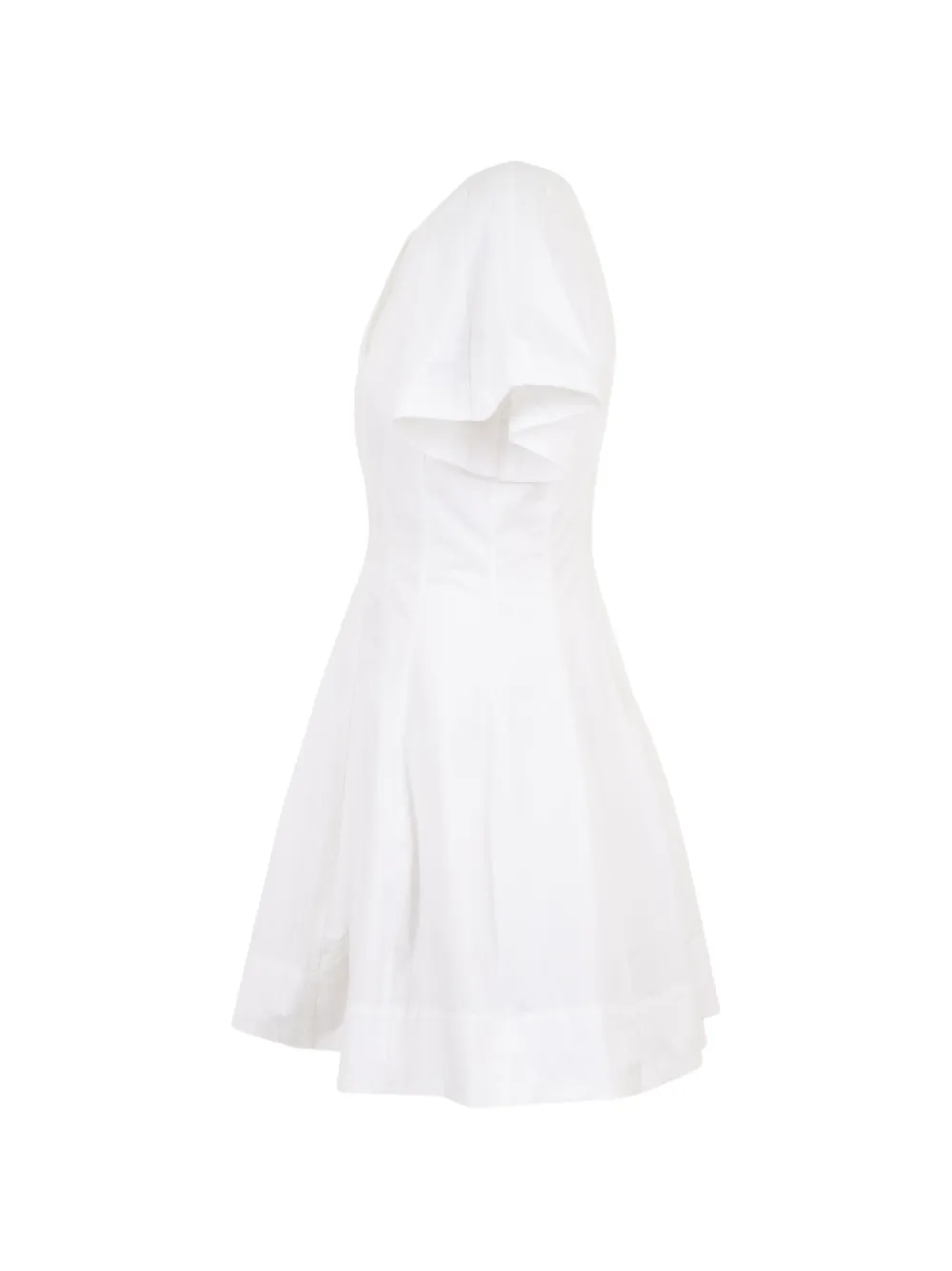  Simkhai V-neck Mini Dress - White 