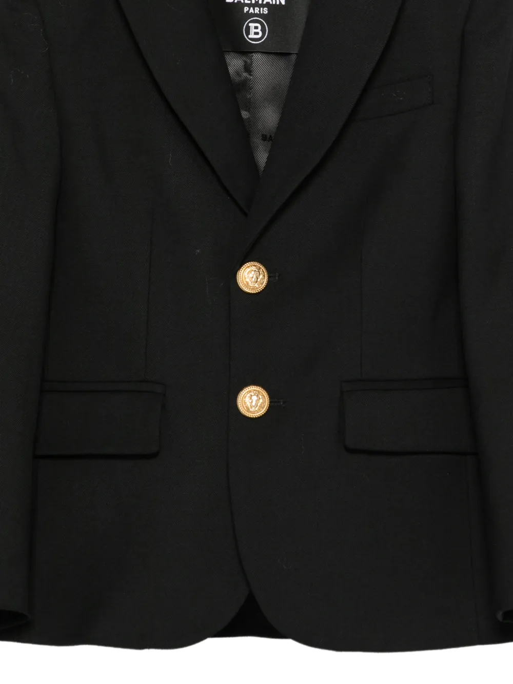  Balmain Kids Button-fastening Blazer - Black 