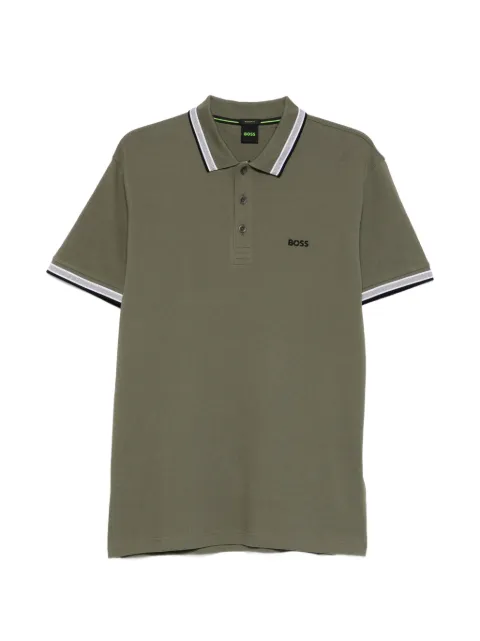 BOSS playera tipo polo manga corta
