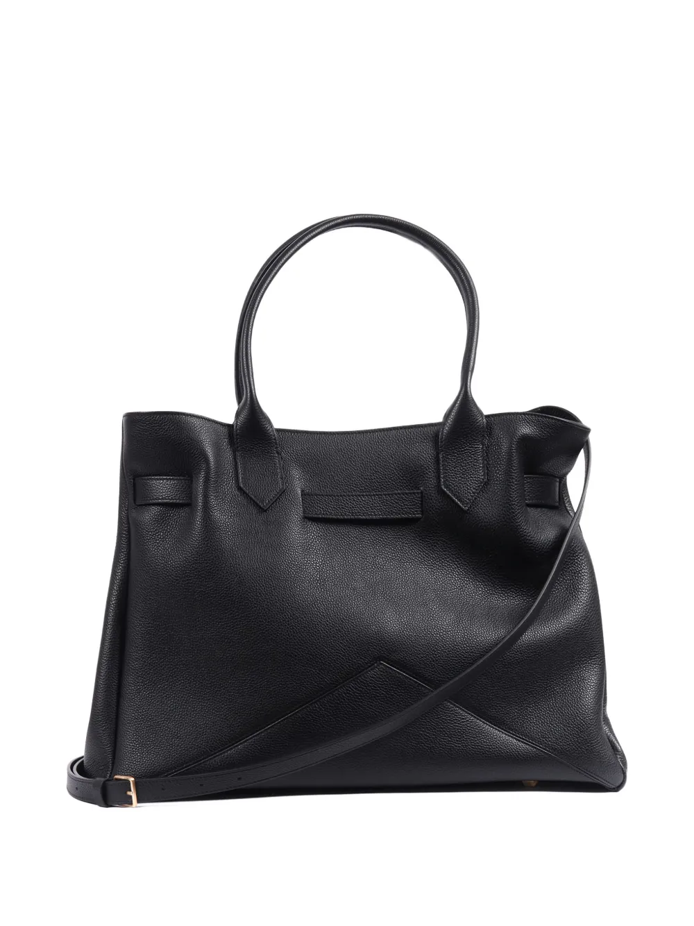 Ballantyne Kate leren shopper Zwart