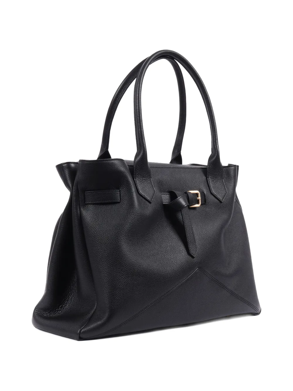 Ballantyne Kate leren shopper Zwart