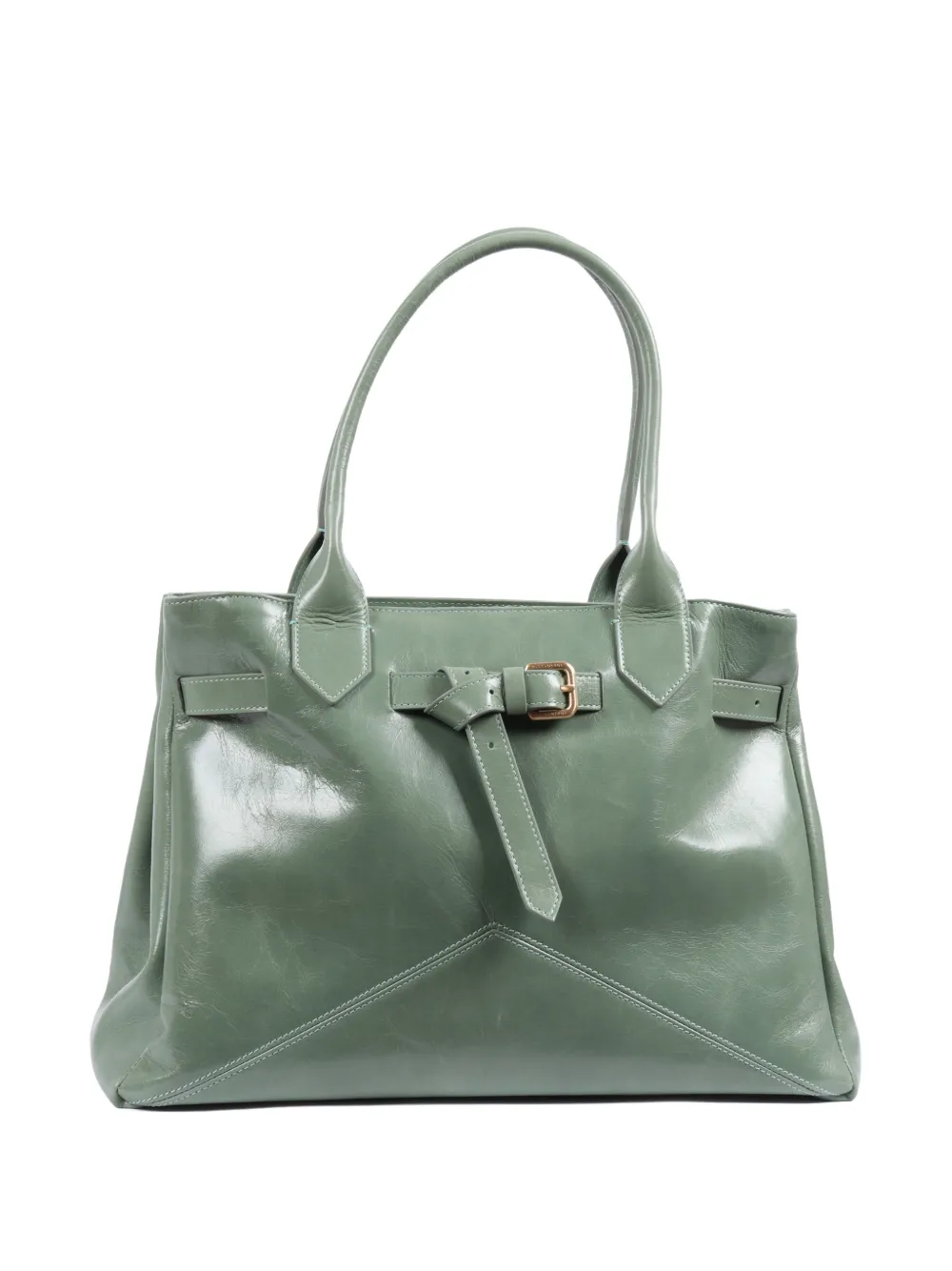 Ballantyne Kate leather tote bag - Verde