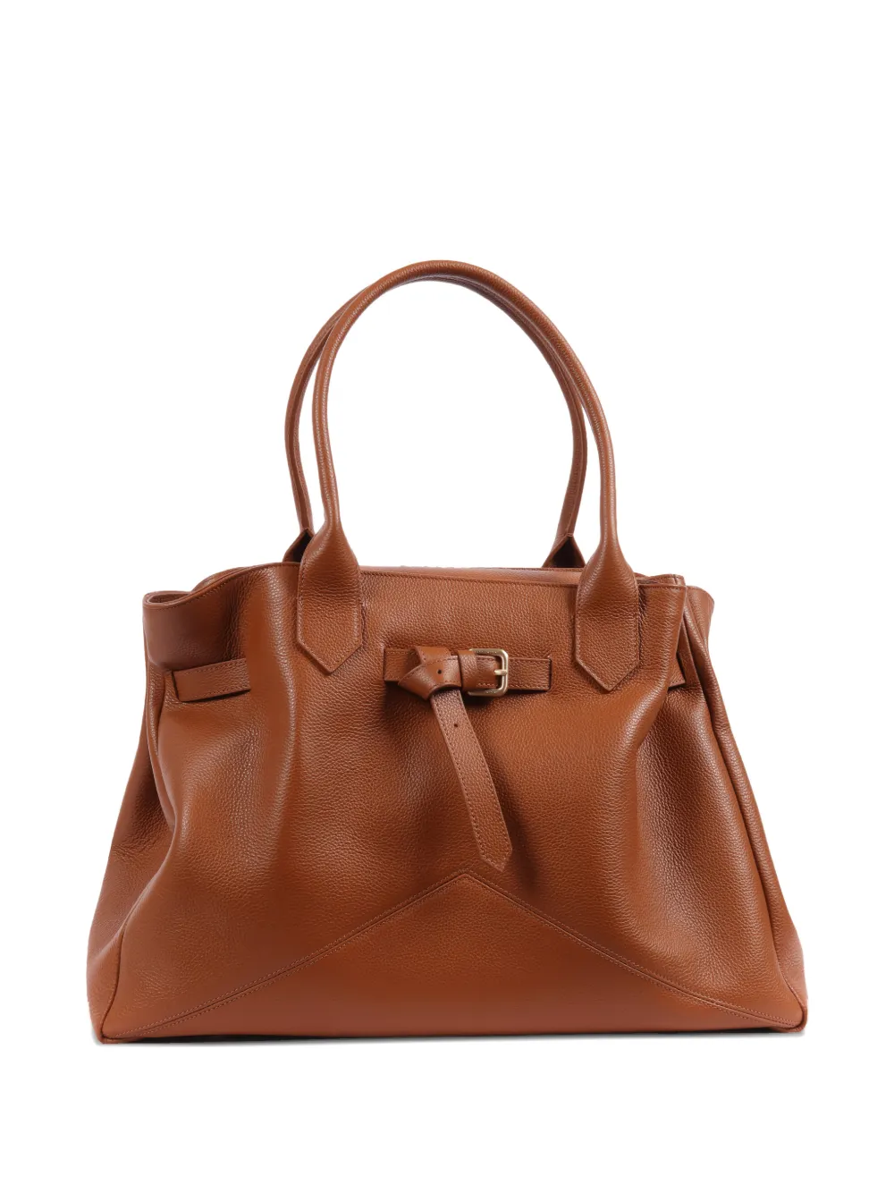 Ballantyne Kate leather tote bag - Marrone