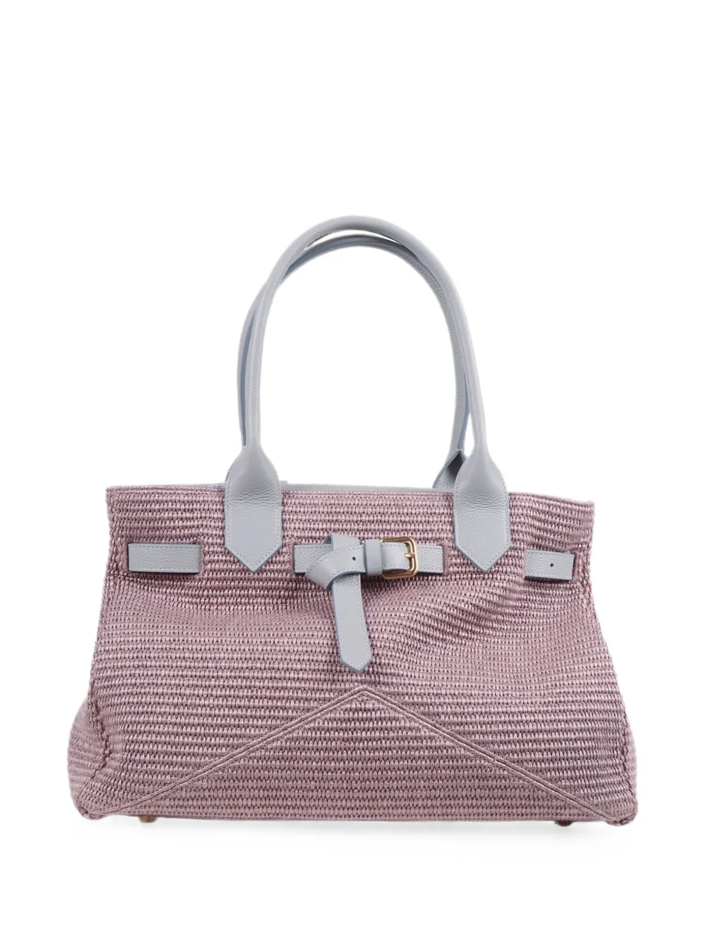 Ballantyne Medium Kate Woven Tote Bag In Purple