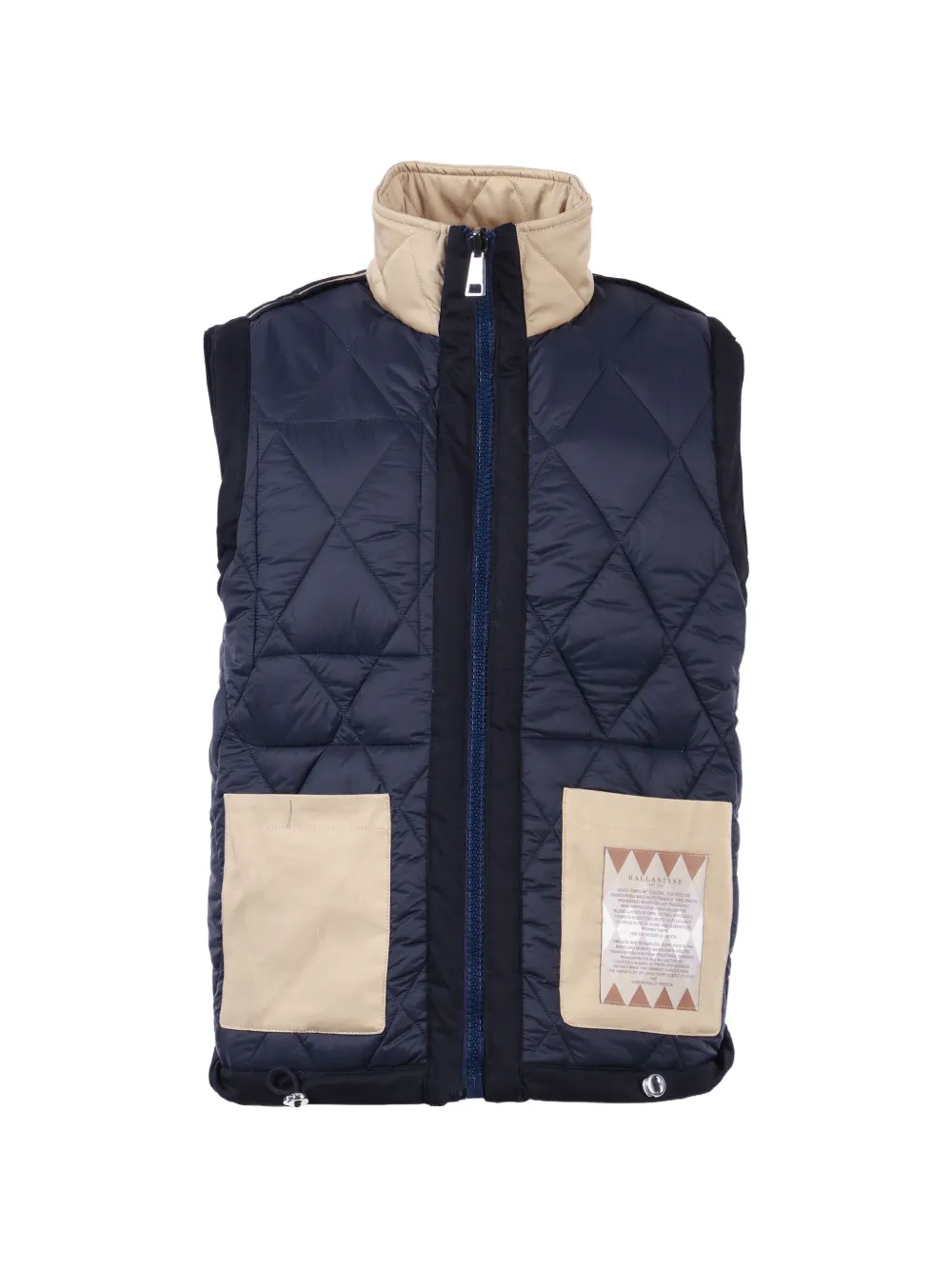 Ballantyne quilted gilet - Blau
