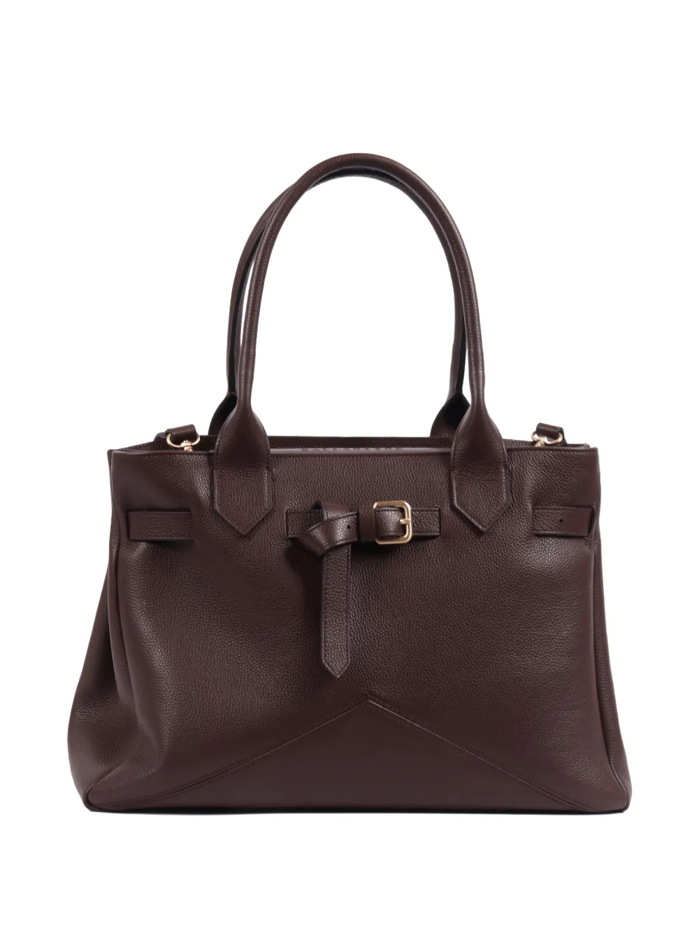 Ballantyne Kate leather tote bag - Marrone