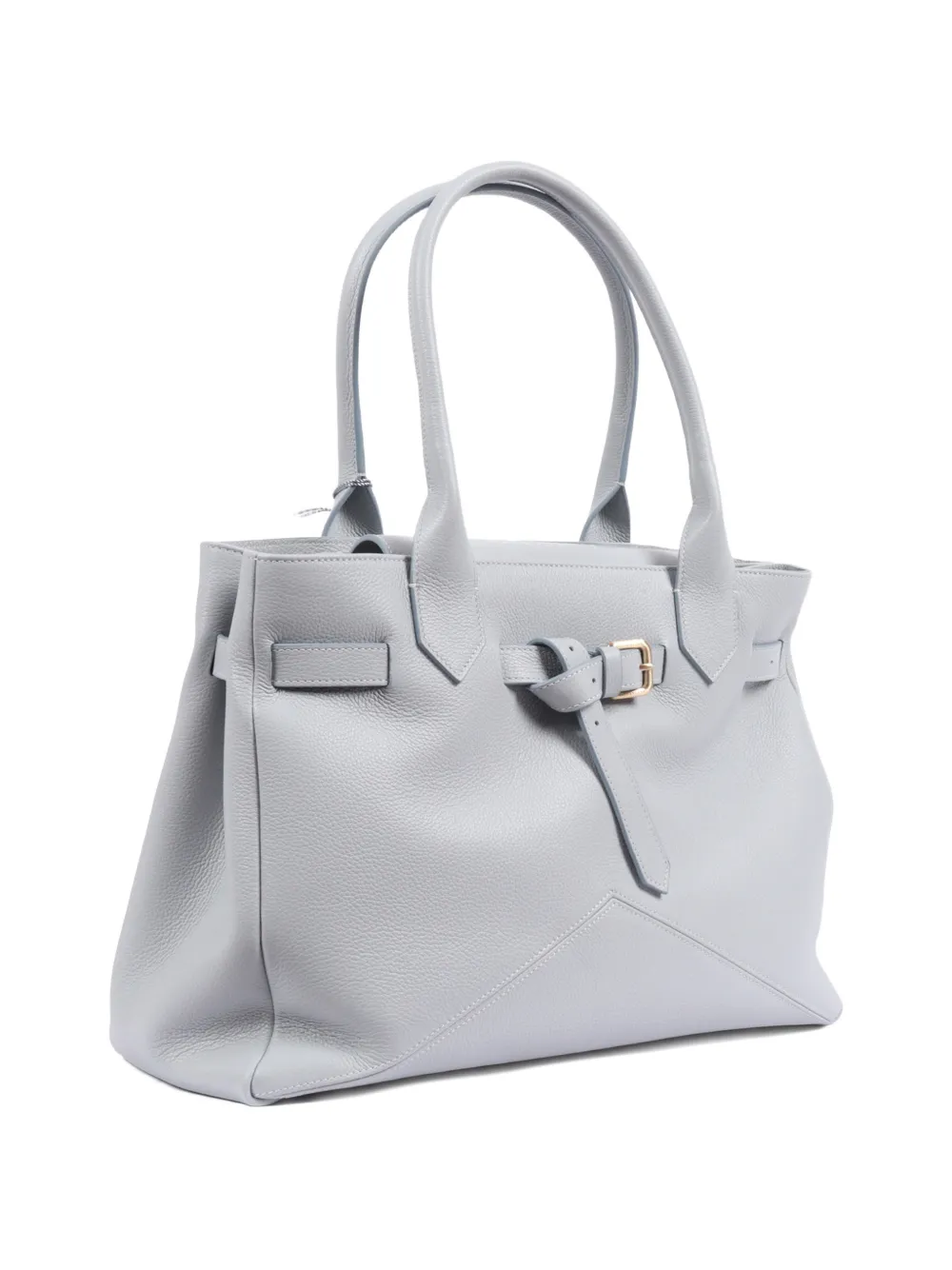 Kate Buckled Leather Tote Bag