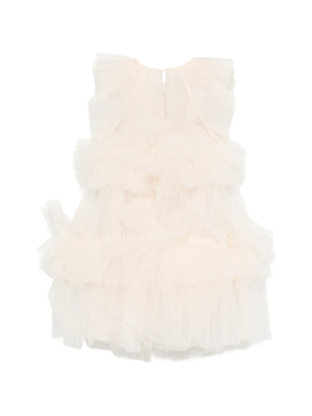 Fendi Kids Jurk met ruches Roze