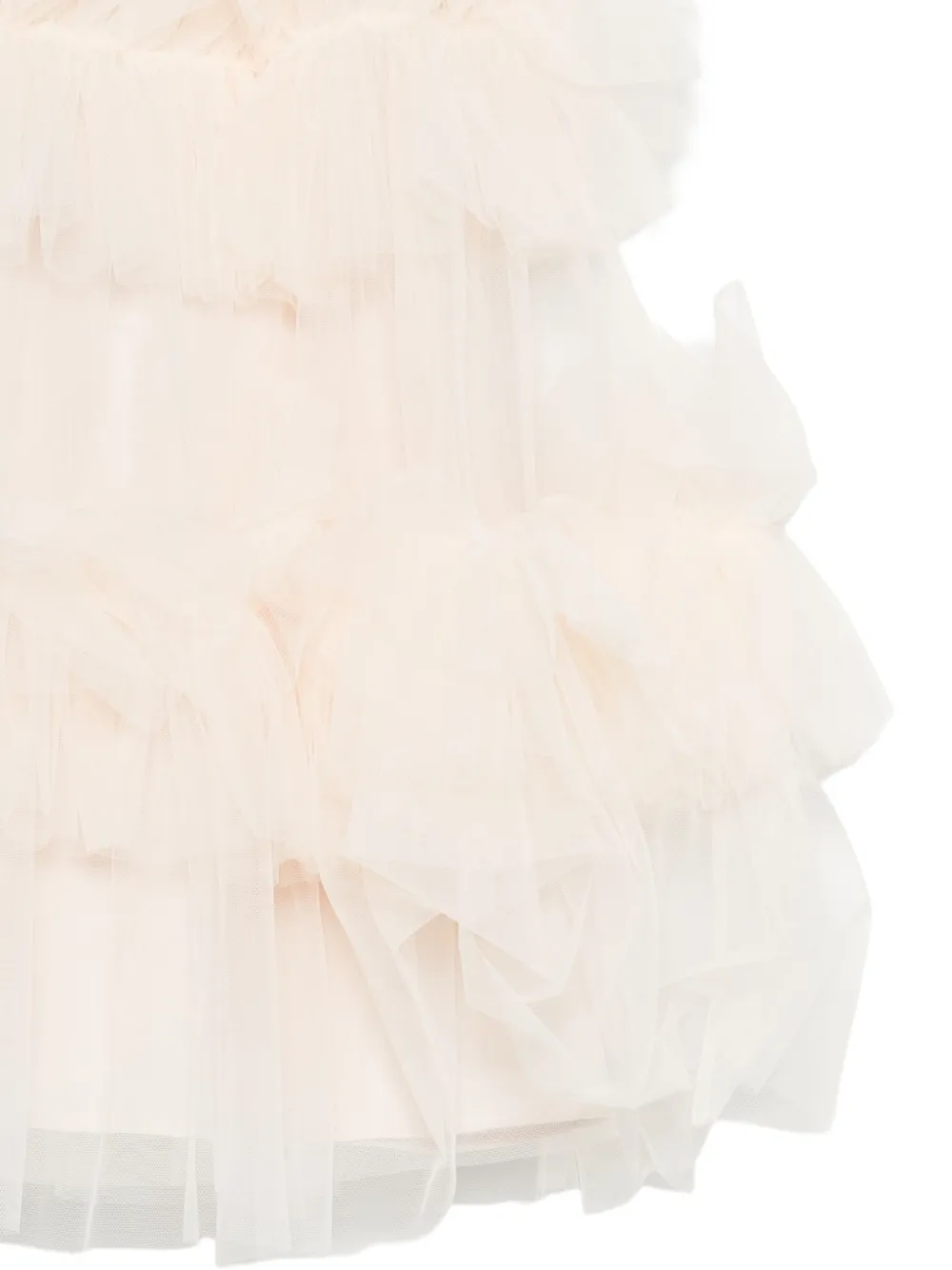 Fendi Kids Jurk met ruches Roze