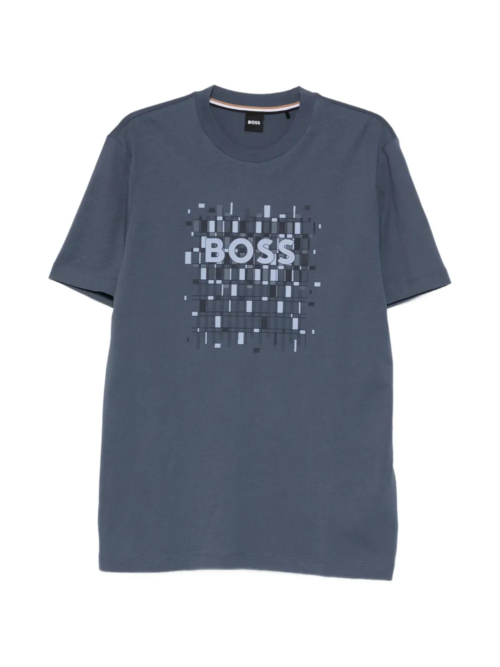 BOSS graphic-print T-shirt - Blau
