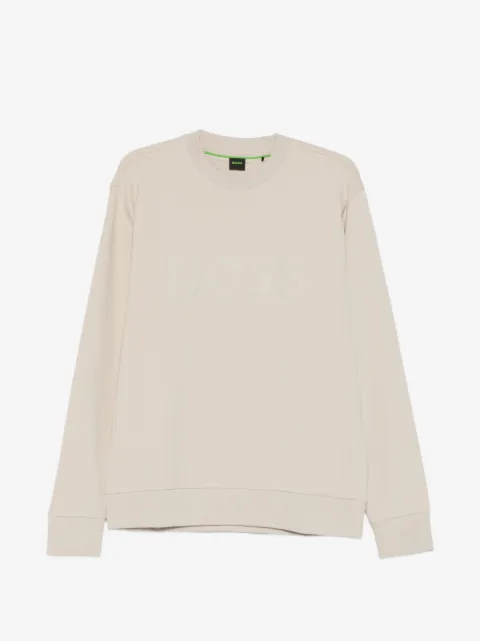 BOSS sudadera con detalle del logo