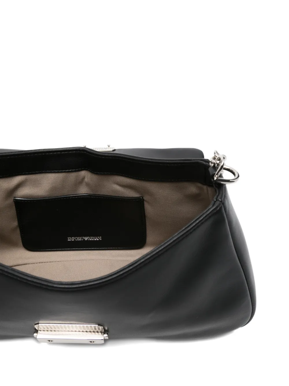 Emporio Armani Schoudertas met kettingband Zwart