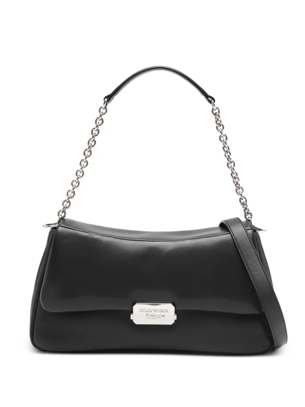 Emporio Armani chain-strap shoulder bag - Nero