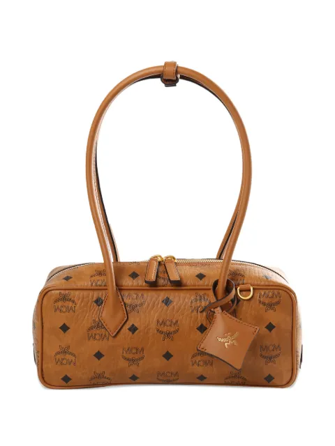 MCM Aren monogram zip shoulder bag