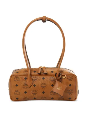 MCM Ella ボストンバッグ M | ニュートラル | FARFETCH JP