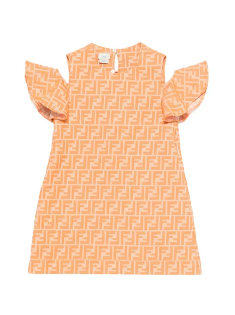 Fendi Kids crew-neck dress