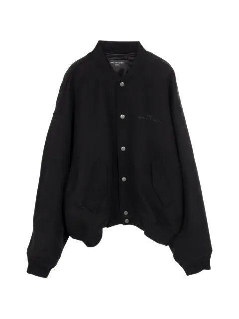 Balenciaga Pre-Owned 2010s logo-embroidery bomber jacket