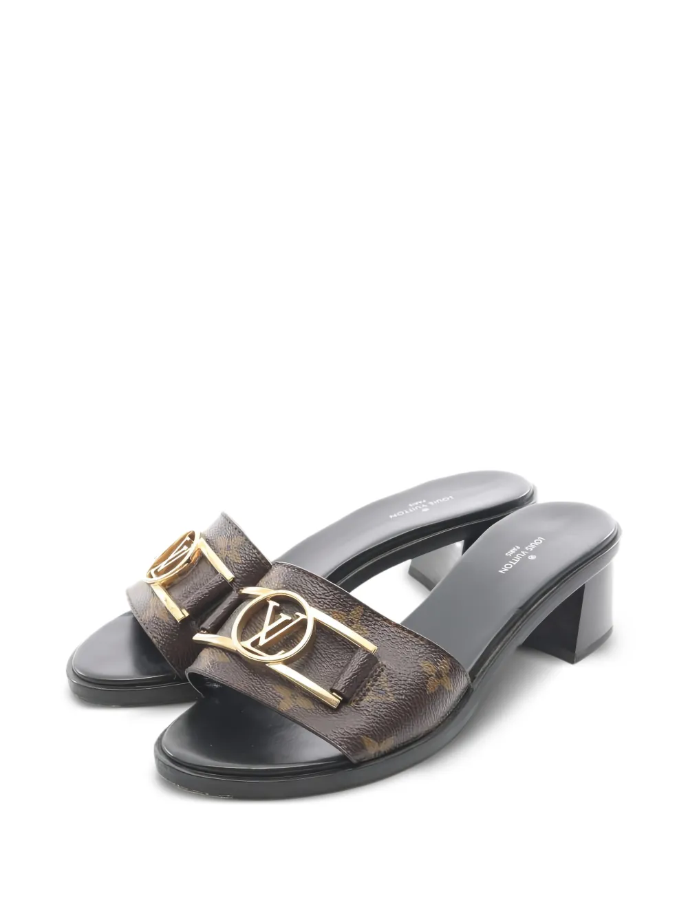 Louis Vuitton Pre-Owned 2019 monogram logo sandals - Marrone