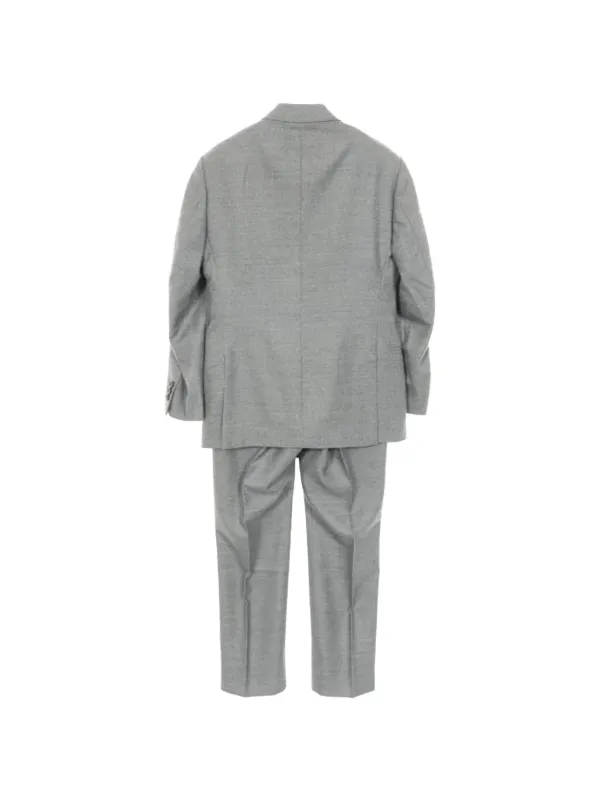 Louis Vuitton Pre-Owned 2020s double-breasted Wool Suit | Grey
