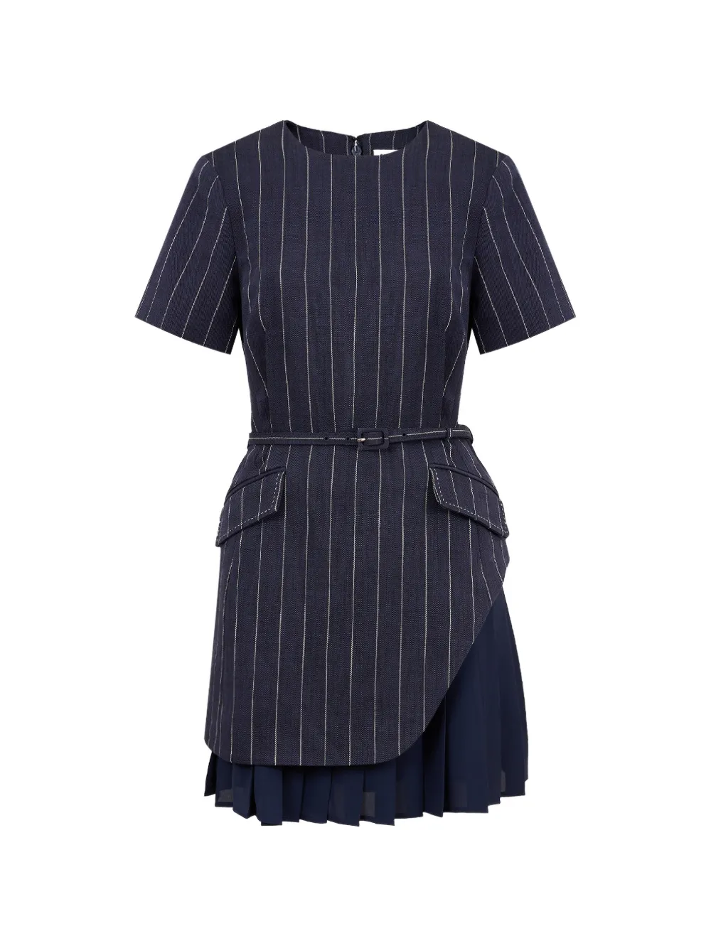 Simkhai Abito corto Blakely gessato - Blu