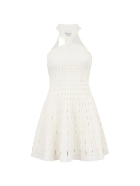 Simkhai eyelet-knit mini dress